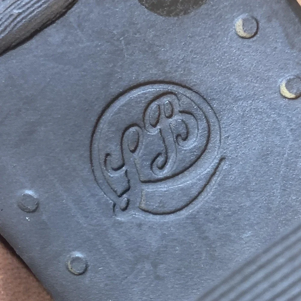 Lucky Brand LK Basel Brown Leather Ankle Booties Side Zip Block Heel Size 7